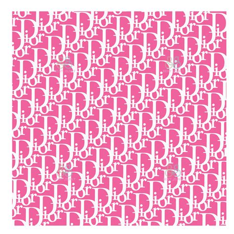pink dior print